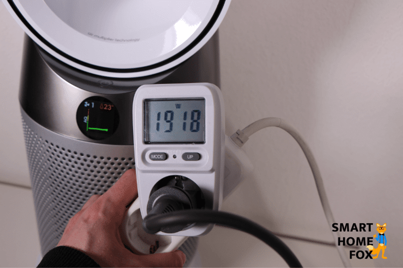 Consommation électrique en mode chauffage du Dyson Pure Hot+Cool HP04